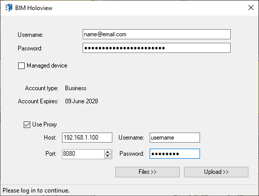 Revit Plugin Logon
